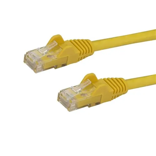 StarTech.com N6PATC2MYL kabel sieciowy Żółty 2 m Cat6 U/UTP (UTP)