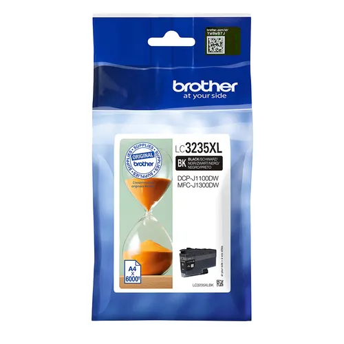 Brother LC3235XLBK nabój z tuszem 1 szt. Oryginalny Wysoka (XL) wydajność Czarny