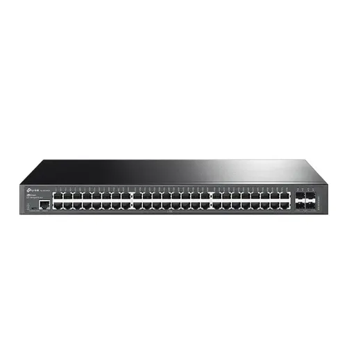 TP-Link JetStream TL-SG3452X przełącznik sieciowy Zarządzany L2+ Gigabit Ethernet (10/100/1000) 1U Czarny