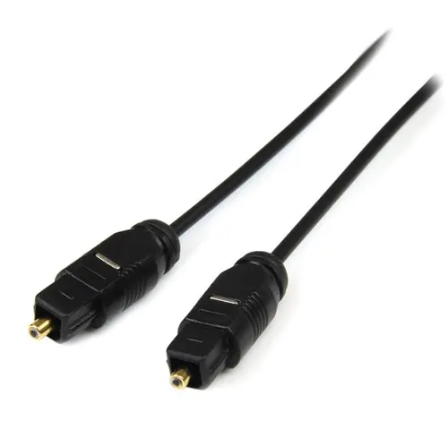 StarTech.com THINTOS15 kabel audio 4,6 m Toslink Czarny
