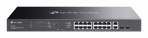 TP-Link Omada ES220GMP przełącznik sieciowy Zarządzany L2 Gigabit Ethernet (10/100/1000) Obsługa PoE Czarny