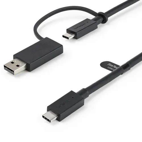 StarTech.com USBCCADP kabel USB USB 3.2 Gen 2 (3.1 Gen 2) 1 m USB C 10 Gbit/s 100 W Czarny