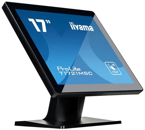 iiyama ProLite T1721MSC-B2 monitor komputerowy 43,2 cm (17") 1280 x 1024 px SXGA LED Ekran dotykowy Blad Czarny