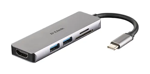 D-Link DUB-M530 stacja dokująca Przewodowa USB 3.2 Gen 1 (3.1 Gen 1) Type-C Aluminium