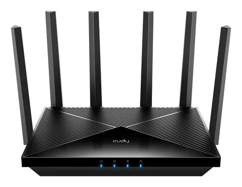 Cudy WR11000 router bezprzewodowy 2.5 Gigabit Ethernet Trójpasmowy (2,4 GHz / 5 GHz / 6 GHz) Czarny