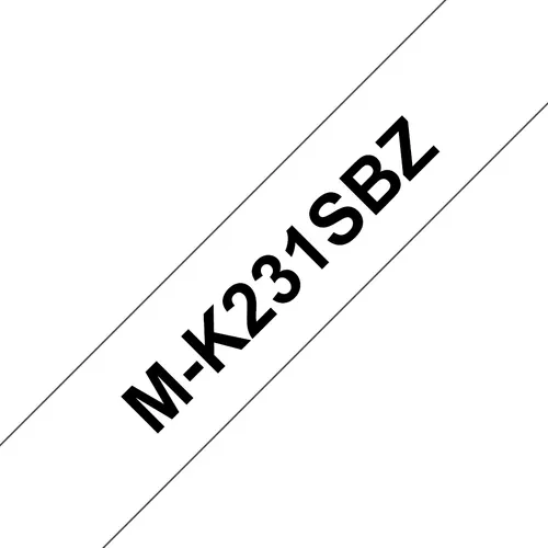 Brother M-K231SBZ taśmy do etykietowania Czarny na białym