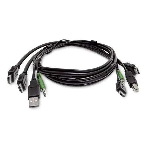 StarTech.com SK2HDMMKVM10-TAA kabel KVM Czarny 3 m