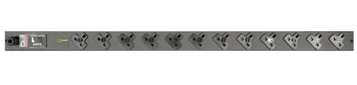 Vertiv EGVHVAAN122-104UKRUK-V rozdzielacz zasilania PDU 12 x gniazdo sieciowe Czarny