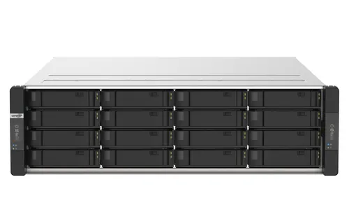 20-Bay dual-node NAS, Intel® Xeon® E-2236 6-core 3.4 GHz processor (burst up to 4.8 GHz) per node, 16 GB UDIMM DDR4 (2 x 8GB) per node
