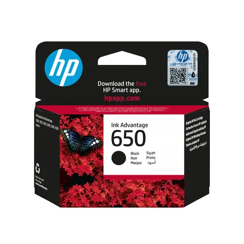 HP 650 oryginalny wkład atramentowy Ink Advantage czarny (CZ101AE)