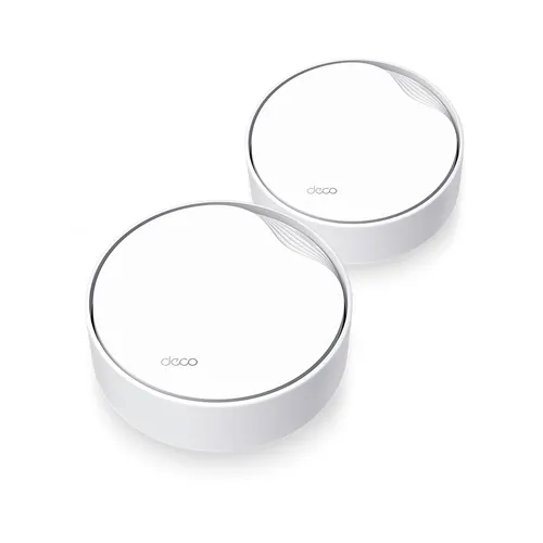 TP-Link DECO X50-POE(2-PACK) siatkowy system wi-fi Dual-band (2.4 GHz/5 GHz) Wi-Fi 6 (802.11ax) Biały Wewnętrzny