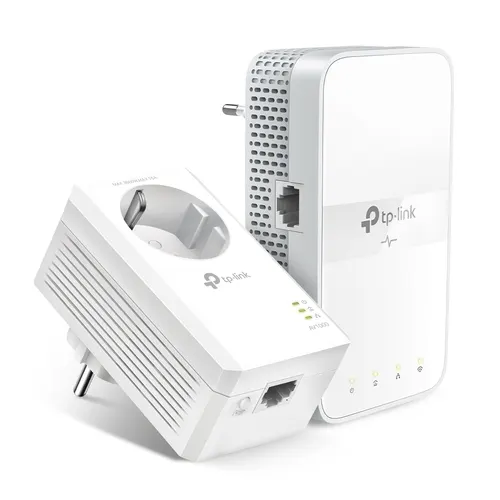 TP-Link TL-WPA7617 KIT Karta sieciowa do PowerLine 1200 Mbit/s Przewodowa sieć LAN Wi-Fi Biały 2 szt.