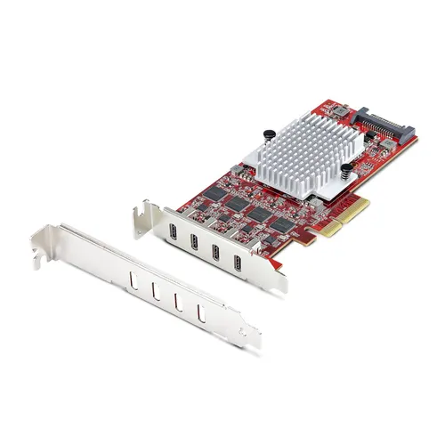 StarTech.com P10Q4C-USB-CARD-LP adapter Wewnętrzny USB 3.2 Gen 2 (3.1 Gen 2)