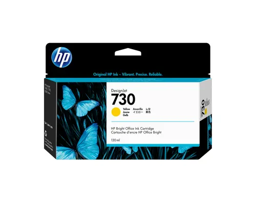 HP Wkład z atramentem żółtym DesignJet 730 o pojemności 130 ml