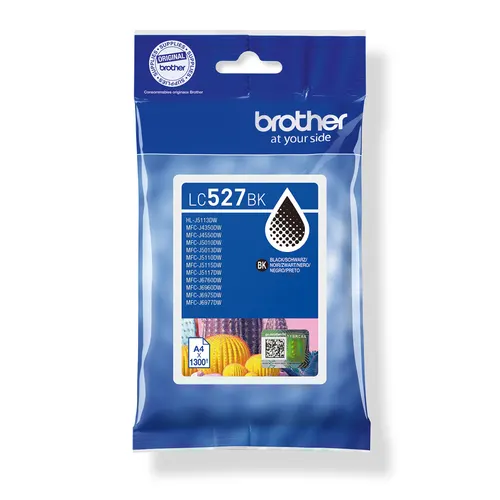 Brother LC527BK nabój z tuszem 1 szt. Oryginalny Czarny