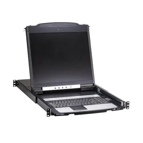 Eaton B064C-16-1X1-IP przełącznik KVM Możliwości montowania w stelażu Czarny