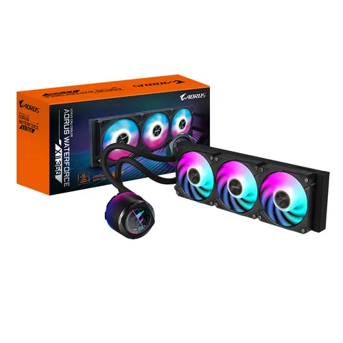 GIGABYTE AORUS WATERFORCE X II 360 Procesor Chłodnica cieczy all-in-one 12 cm Czarny