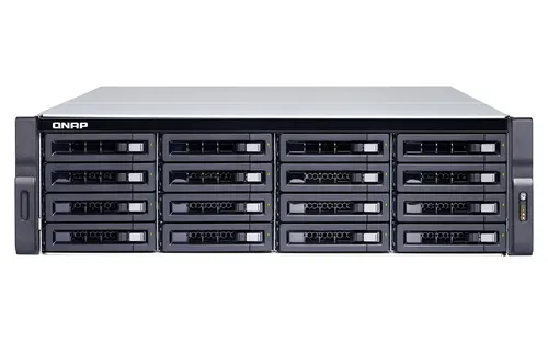 QNAP TS-1683XU-RP NAS Rack (3U) Intel® Xeon® E-2124 16 GB DDR4 0 TB QNAP QTS Czarny