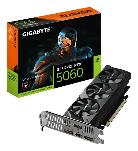 GIGABYTE GeForce RTX 5060 OC Low Profile 8G NVIDIA 8 GB GDDR7