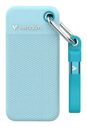 Verbatim Pocket SSD 2 TB USB Type-C 3.2 Gen 2 (3.1 Gen 2) Niebieski