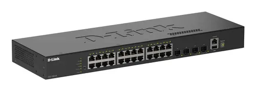 D-Link DGS-1530-28/E przełącznik sieciowy Zarządzany L2 Gigabit Ethernet (10/100/1000) Czarny