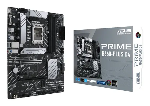 ASUS PRIME B660-PLUS D4 Intel B660 LGA 1700 ATX