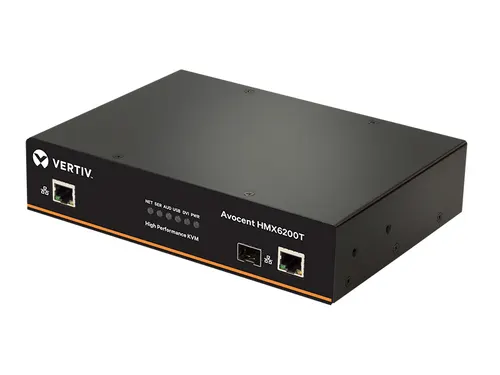 Vertiv Avocent HMX6200T-202 przełącznik KVM Możliwości montowania w stelażu Czarny