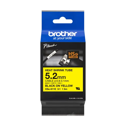 Brother HSE-611E taśmy do etykietowania