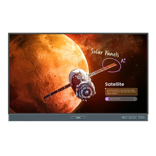 BenQ RP6505 tablica interaktywna 165,1 cm (65") 3840 x 2160 px Ekran dotykowy Czarny HDMI