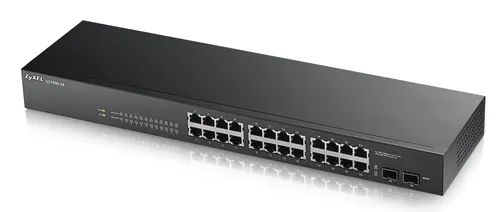 Zyxel GS1900-24 Zarządzany L2 Gigabit Ethernet (10/100/1000) Czarny