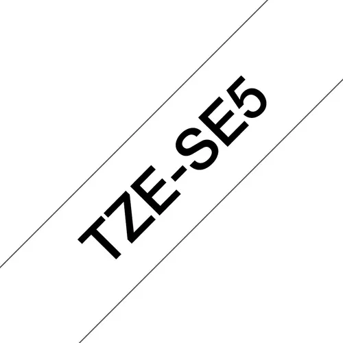 Brother TZE-SE5 taśmy do etykietowania Czarny na białym TZ/TZe
