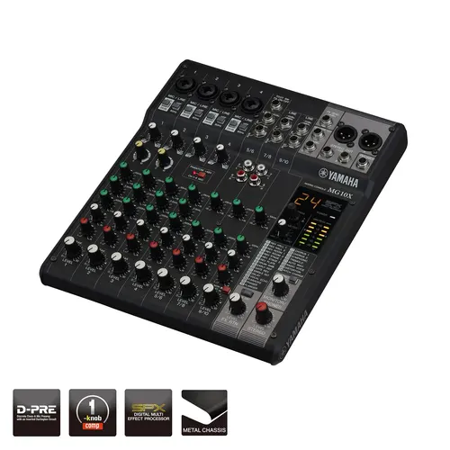 Yamaha MG10X mikser audio 10 kan. Czarny