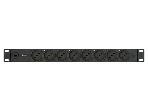 Vertiv PowerGo EP0G01A0 rozdzielacz zasilania PDU 8 x gniazdo sieciowe 1U Czarny