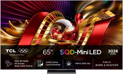 TCL C8L 65C8L Telewizor 165,1 cm (65") 4K Ultra HD Smart TV Wi-Fi Czarny 6000 cd/m²