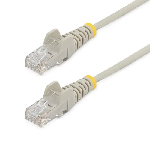 StarTech.com N6PAT250CMGRS kabel sieciowy Szary 2,5 m Cat6 U/UTP (UTP)