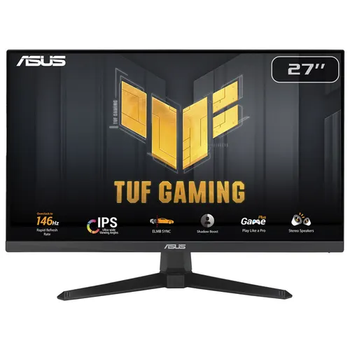 ASUS TUF Gaming VG279QE5A monitor komputerowy 68,6 cm (27") 1920 x 1080 px Full HD LCD Czarny