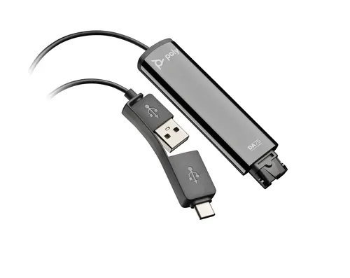HP Poly Adapter Poly DA75 USB na QD, czarny, TAA