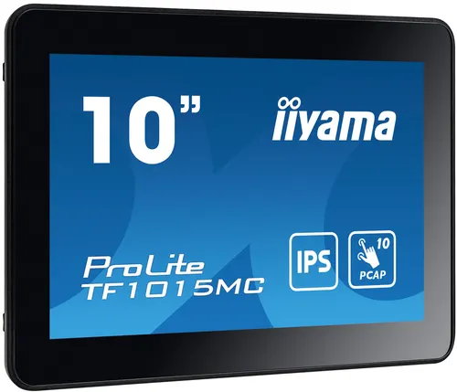 iiyama TF1015MC-B3 monitor komputerowy 25,6 cm (10.1") 1280 x 800 px HD LED Ekran dotykowy Czarny