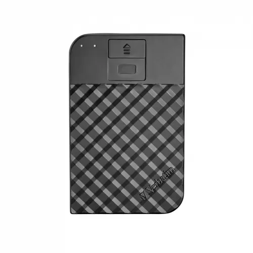 Verbatim Fingerprint Secure zewnętrzny dysk twarde 1 TB USB Type-C 3.2 Gen 1 (3.1 Gen 1) Czarny