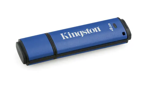 Kingston Technology DataTraveler Vault Privacy 3.0 4GB pamięć USB USB Typu-A 3.2 Gen 1 (3.1 Gen 1) Niebieski