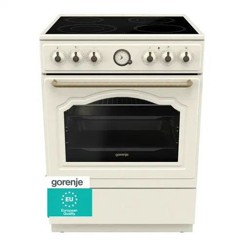 Gorenje GECS6B70CLI Kuchenka wolnostojąca Ceramiczna Beżowy