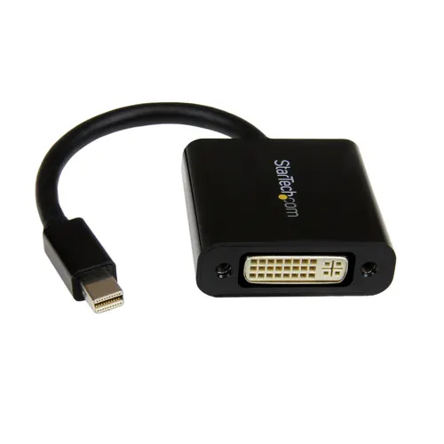 StarTech.com MDP2DVI3 adapter kablowy 0,13 m Mini DisplayPort DVI-I Czarny