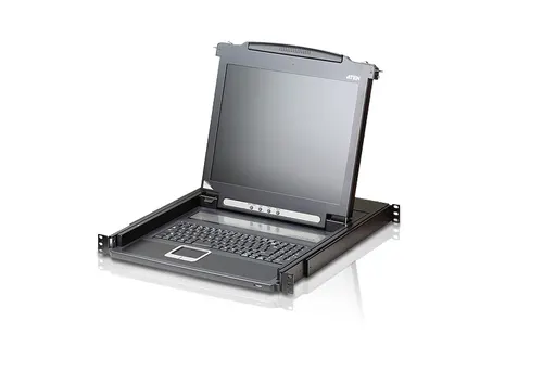ATEN CL1000N konsola rackowa 48,3 cm (19") Czarny 1U