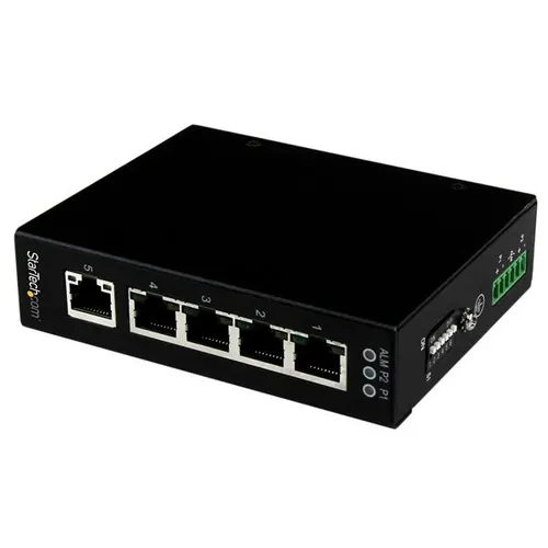 StarTech.com IES51000 przełącznik sieciowy Nie zarządzany Gigabit Ethernet (10/100/1000) Czarny