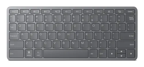 Lenovo Multi-Device Wireless Keyboard Niemiecki USB Type-C Szary