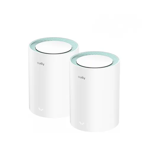 Cudy M1300 2-PACK siatkowy system wi-fi Dual-band (2.4 GHz/5 GHz) Wi-Fi 5 (802.11ac) Biały 1 Wewnętrzny