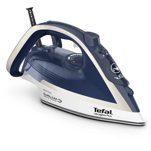 Tefal Ultimate Pure FV6812 Żelazko parowe 2800 W Niebieski, Srebrny