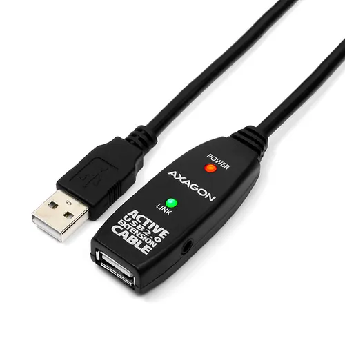 Axagon ADR-210 kabel USB USB 2.0 10 m USB A 0,48 Gbit/s Czarny