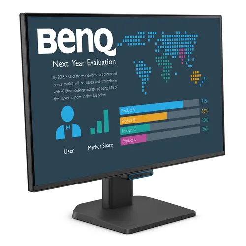 BenQ BL2490C monitor komputerowy 60,5 cm (23.8") 1920 x 1080 px Full HD LCD Czarny