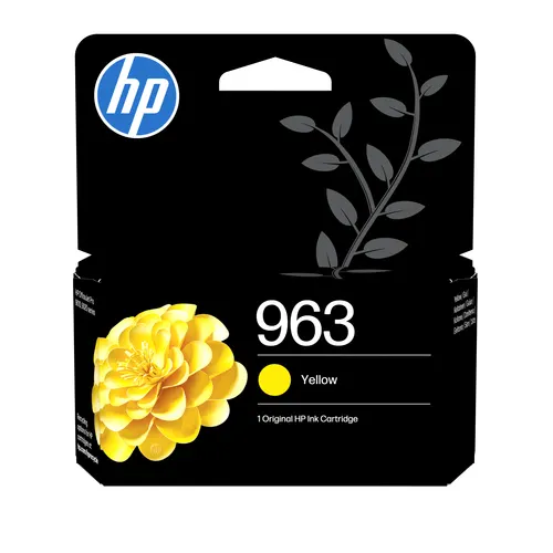 HP 963 oryginalny wkład atramentowy żółty (3JA25AE)